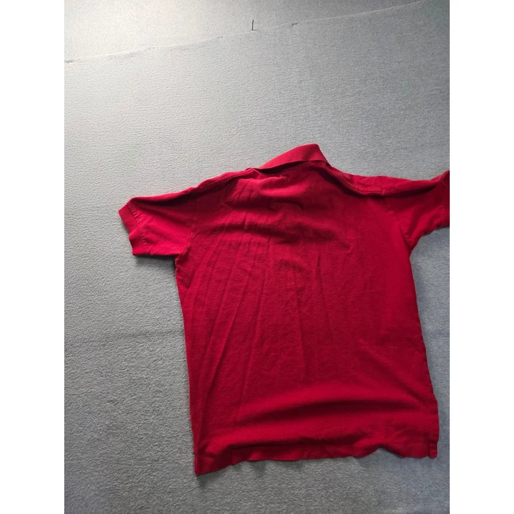 Polo Ralph Lauren Mens Short Sleeve Pique‎ Polo Shirt Red Small Pony Logo S